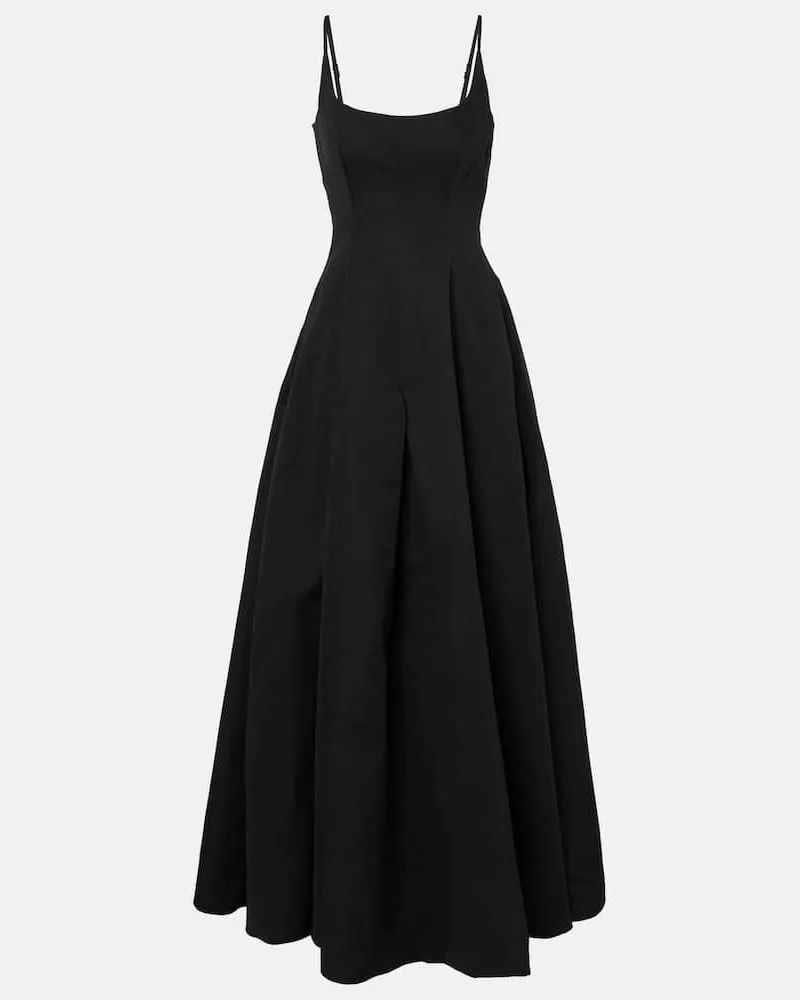 STAUD Robe Joy aus einem Baumwollgemisch Schwarz