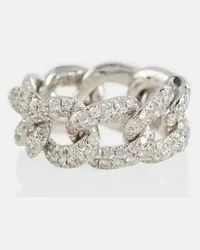 SHAY Ring Essential aus 18kt Weissold mit Diamanten Weiss