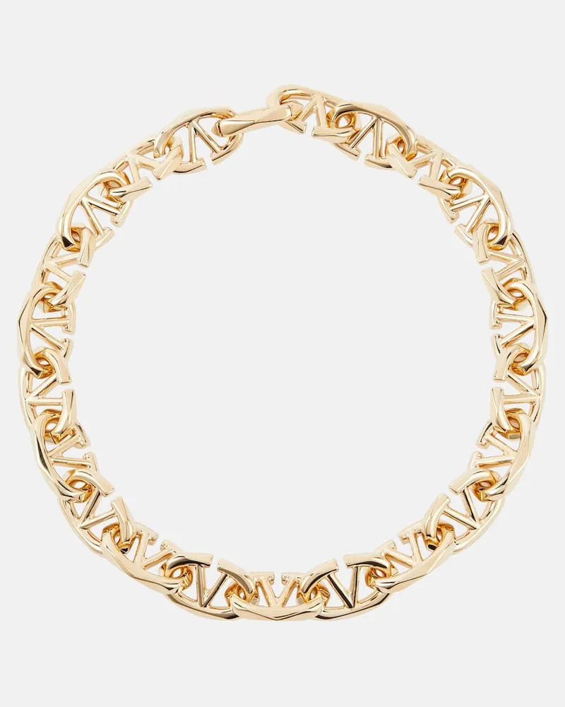 Valentino Garavani Choker VLogo Boldies Gold