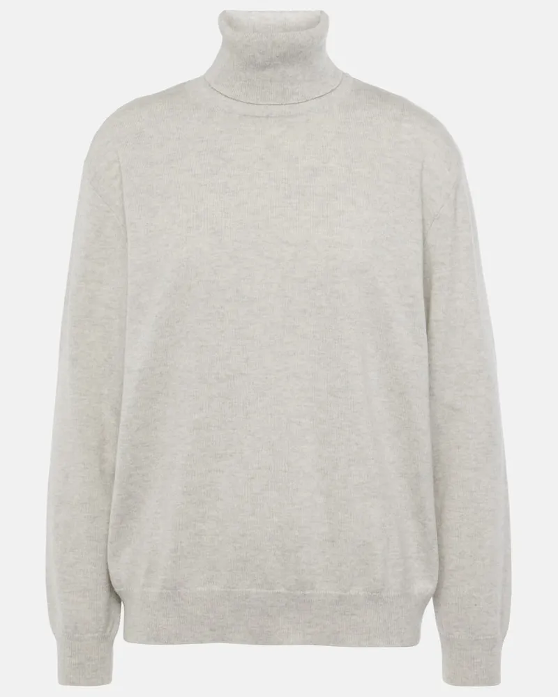 Brunello Cucinelli Rollkragenpullover aus Kaschmir Neutral