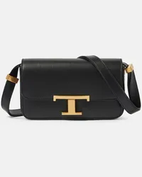 TOD'S Schultertasche T Timeless Small aus Leder Schwarz