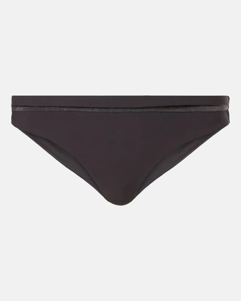 Brunello Cucinelli Bikini-Höschen Monili Braun