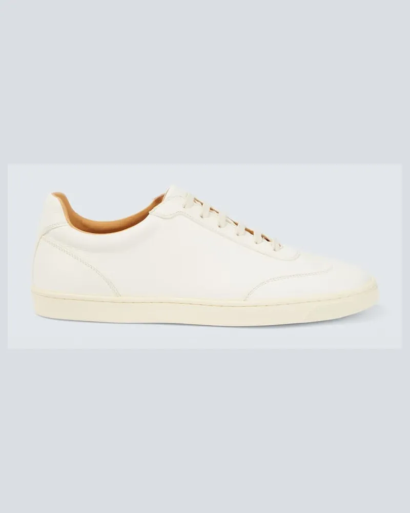 Brunello Cucinelli Sneakers aus Leder Weiß