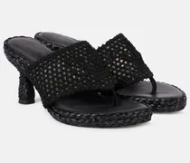 Chloé Sandalen Isla aus Häkelstrick