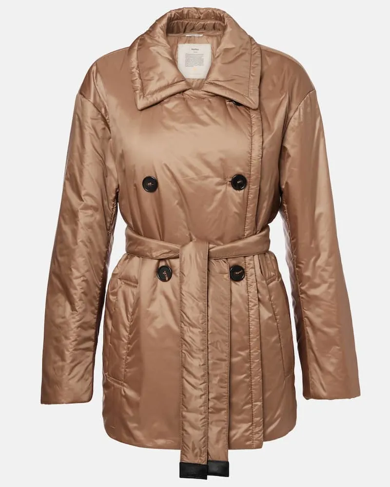 Max Mara The Cube Jacke Calla aus Canvas Beige