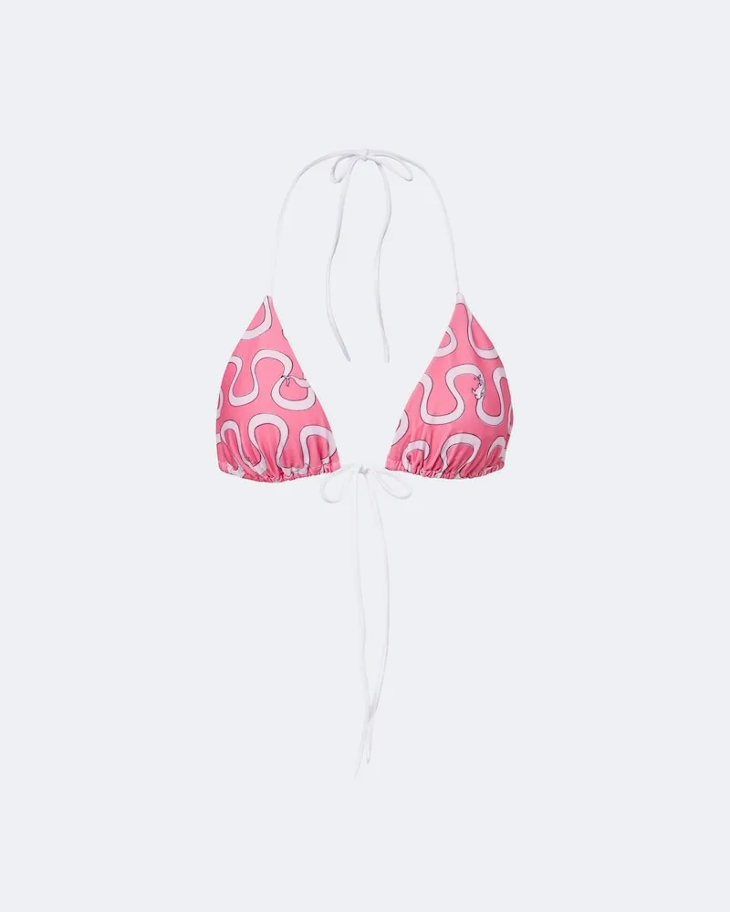 Emilio Pucci Bikini-Oberteil Onda Rosa