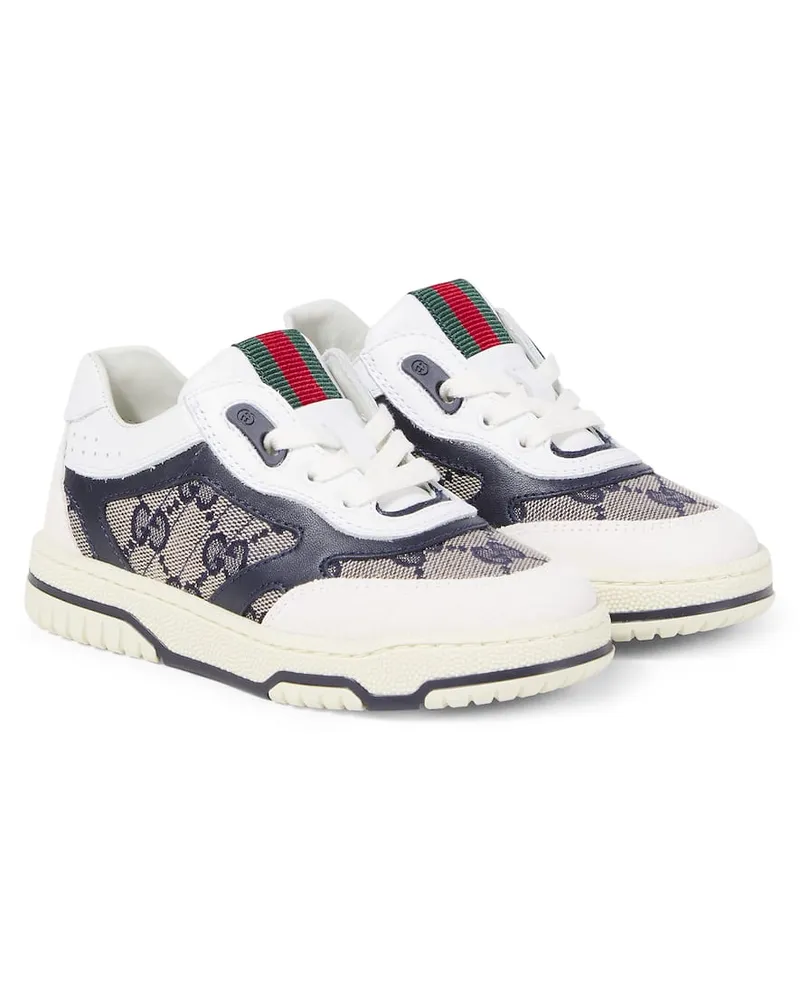Gucci Sneakers GG aus Canvas mit Leder Multicolor