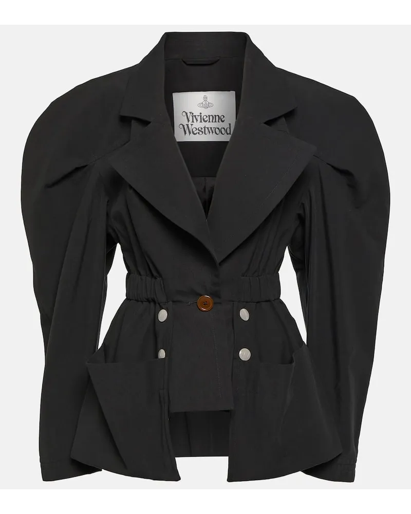 Vivienne Westwood Jacke Jacques aus Baumwolle Schwarz