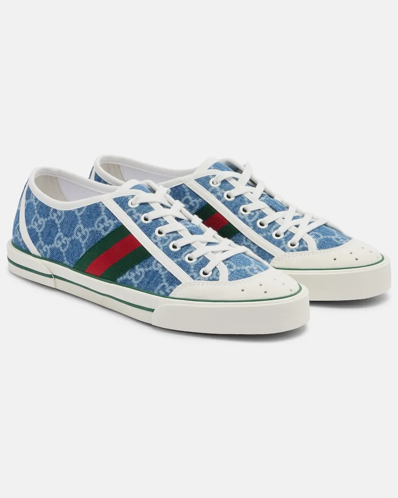 Gucci Sneakers Gucci Tennis 1977 GG aus Denim Multicolor