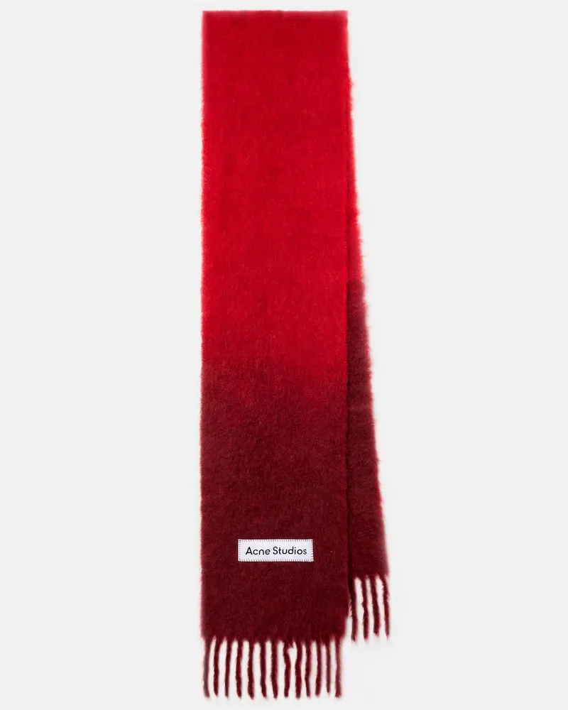 Acne Studios Schal Vally Rot