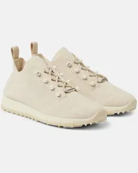 Jimmy Choo Sneakers Veles aus Strick Beige