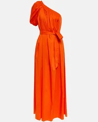 Diane von Furstenberg Maxikleid aus einem Baumwollgemisch Orange