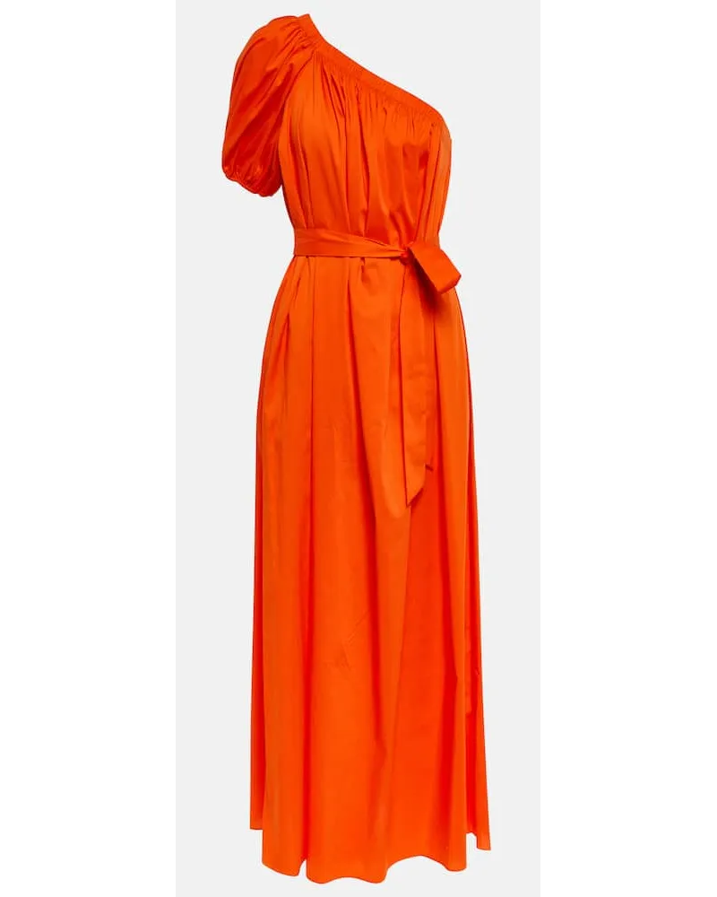 Diane von Furstenberg Maxikleid aus einem Baumwollgemisch Orange