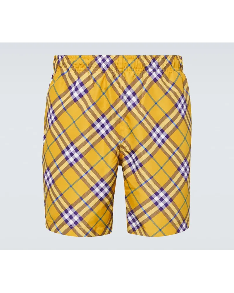 Burberry Badeshorts  Check Multicolor