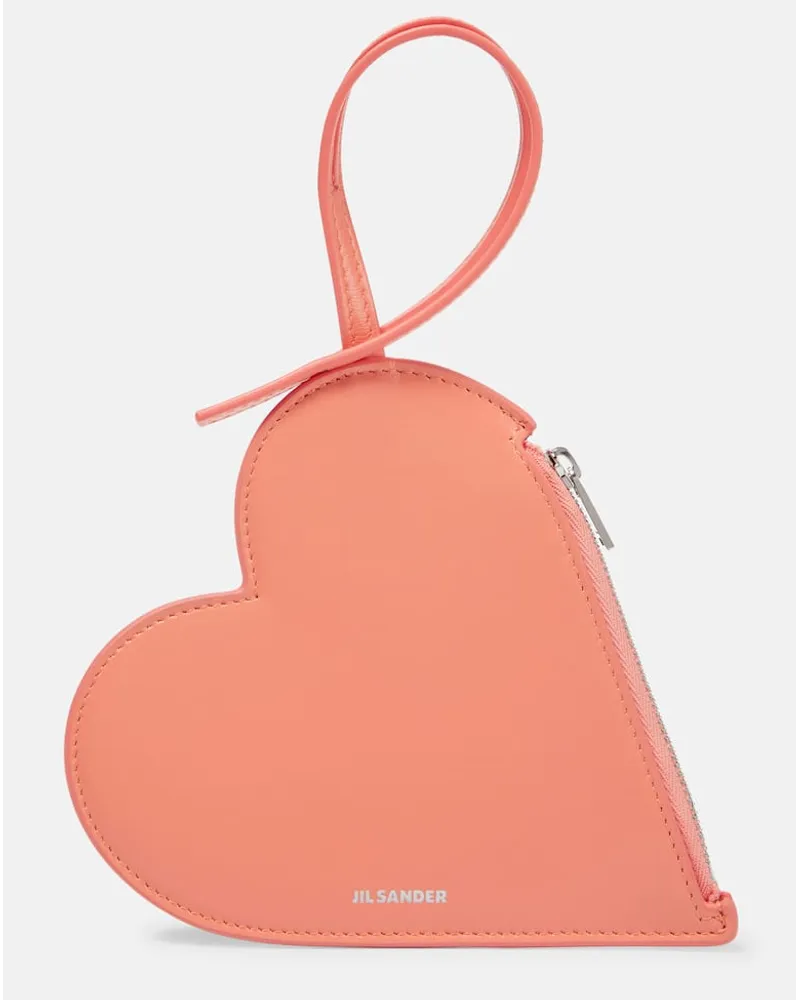 Jil Sander Etui aus Leder Pink