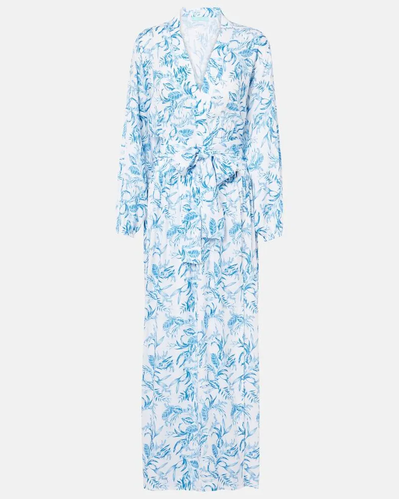 Melissa Odabash Bedrucktes Maxikleid Rachel Blau