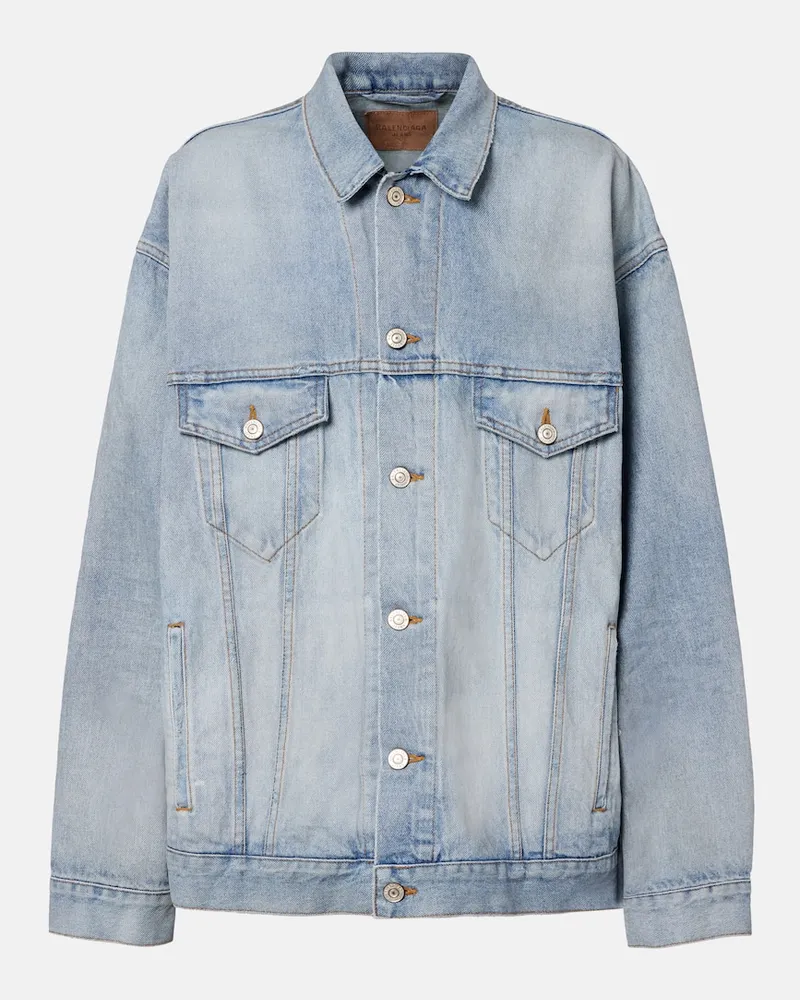 Balenciaga Jeansjacke Blau