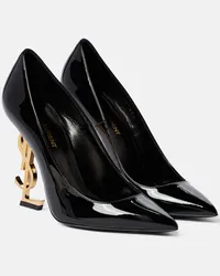 Saint Laurent Pumps Opyum 110 aus Lackleder Schwarz