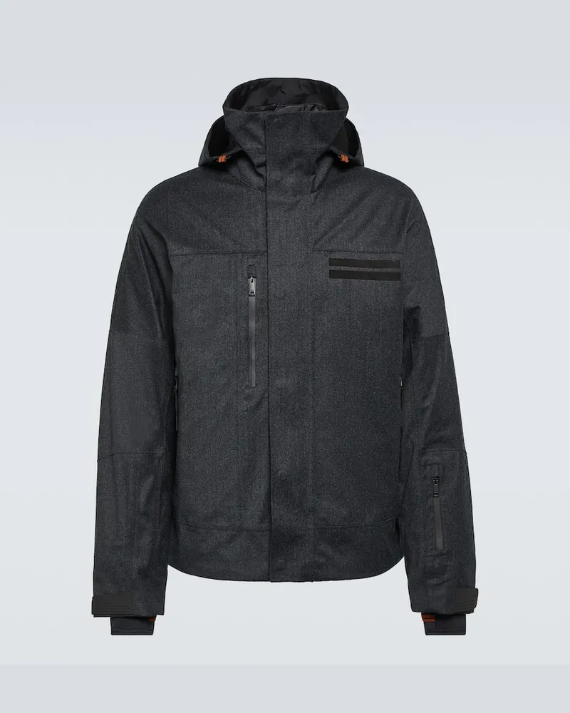 Ermenegildo Zegna Skijacke aus Wolle Grau