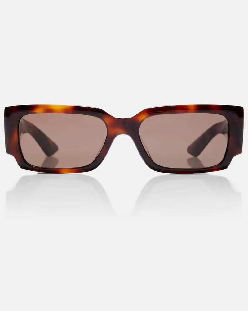 KHAITE X Oliver Peoples Eckige Sonnenbrille 1995C Braun