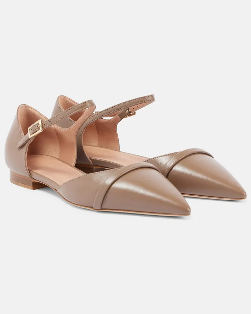 Malone Souliers Ballerinas Ulla aus Leder Neutral