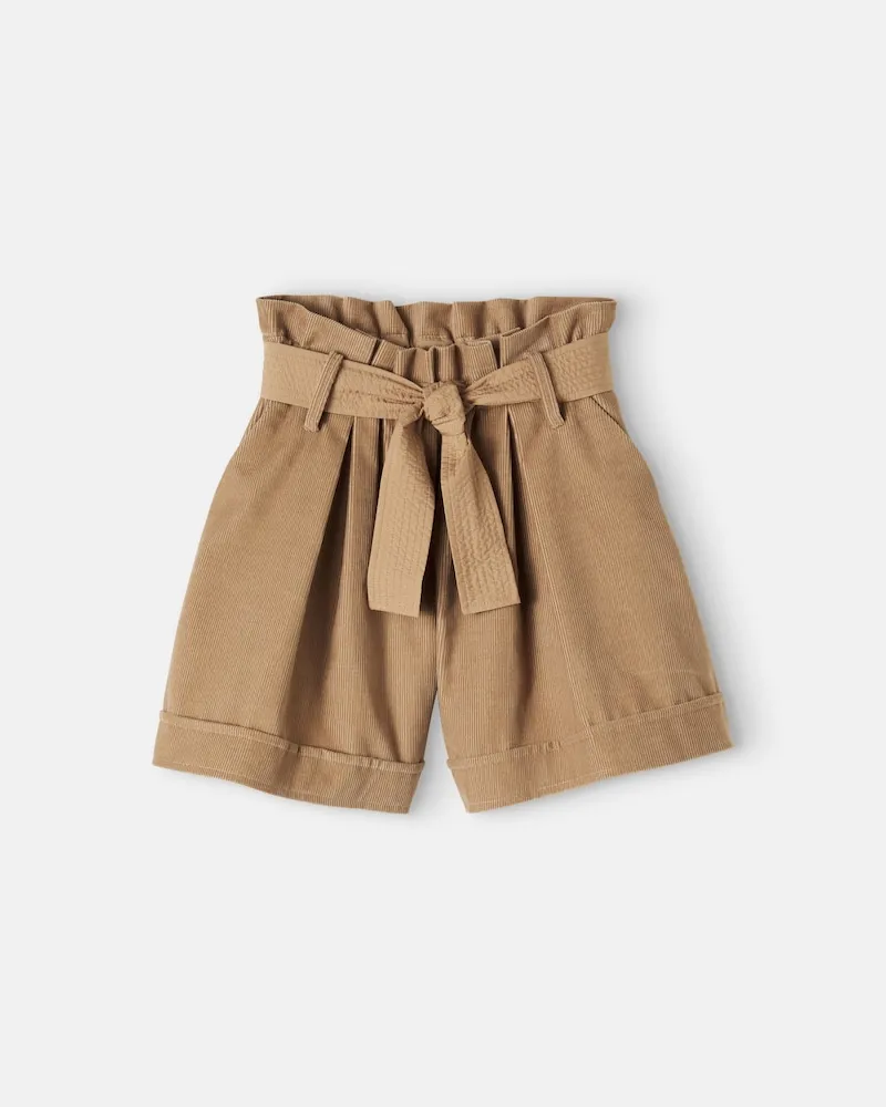 Moncler Shorts aus Baumwollcord Beige
