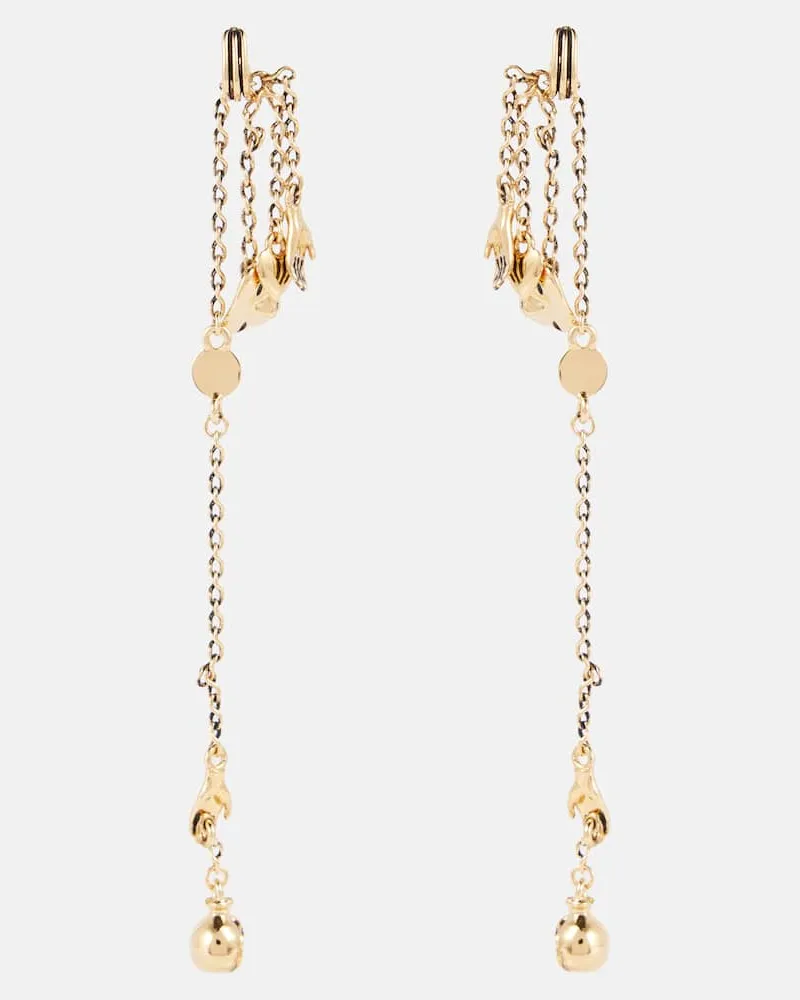 Christophe Lemaire Ohrringe Estampe Gold