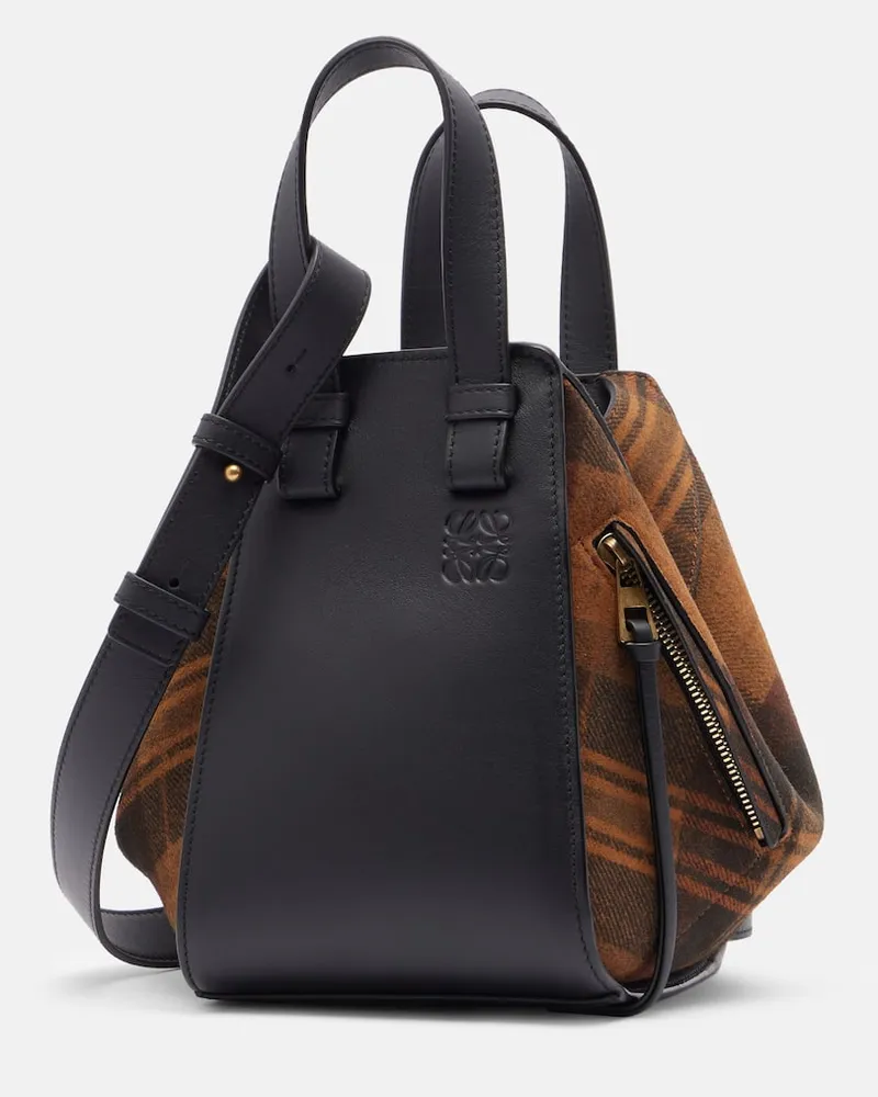 Loewe Tote Bag Hammock Compact aus Leder Braun