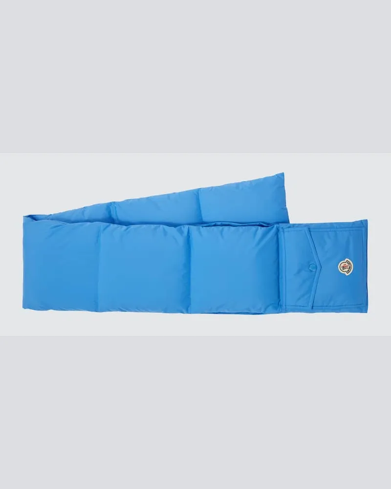 Moncler Daunenschal Blau