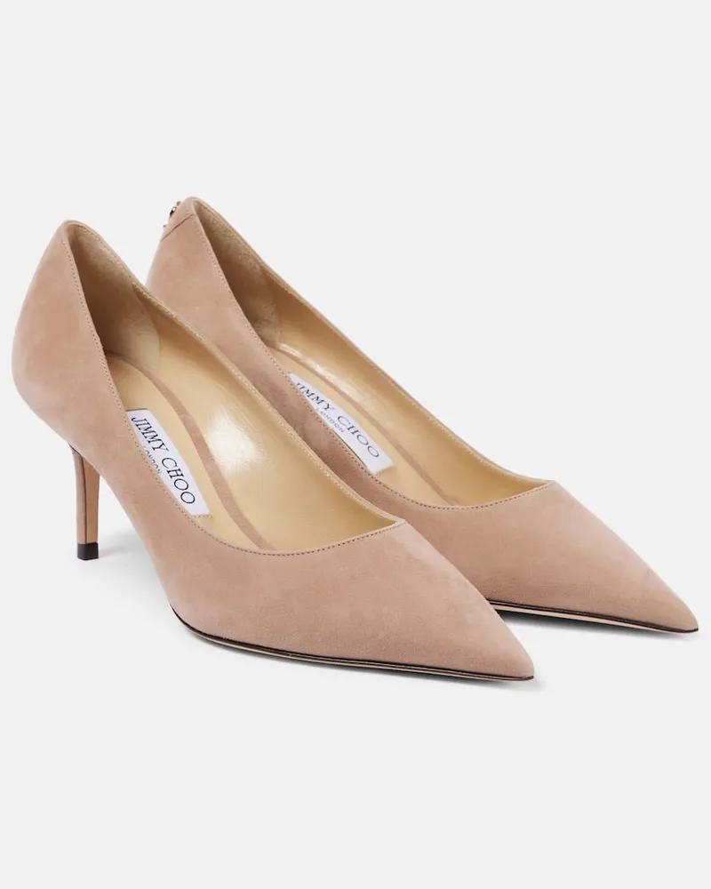 Jimmy Choo Pumps Love 65 aus Veloursleder Pink