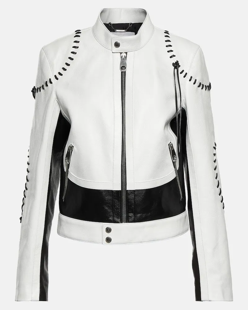 Chloé Chloé Bikerjacke aus Leder Multicolor
