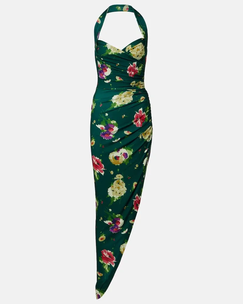 Norma Kamali Midikleid Cayla Grün