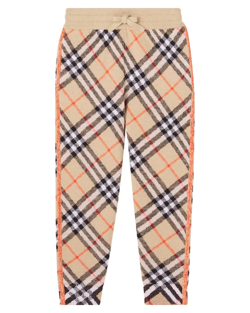 Burberry Jogginghose Burberry Check aus Wolle Multicolor