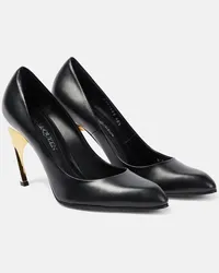 Alexander McQueen Pumps Armadillo aus Leder Schwarz