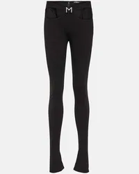 Thierry Mugler Leggings Schwarz