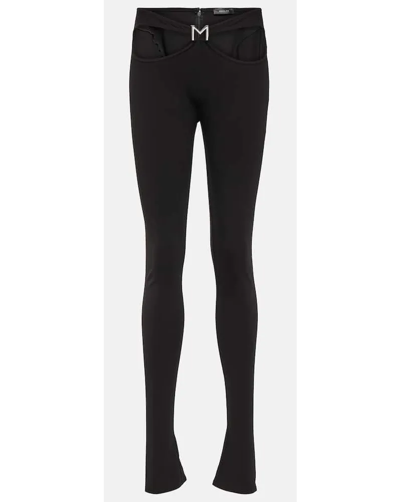 Thierry Mugler Leggings Schwarz