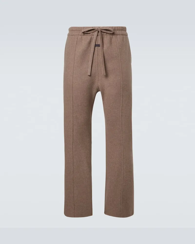 Fear of God Gerade Hose '70s aus Wolle und Kaschmir Braun