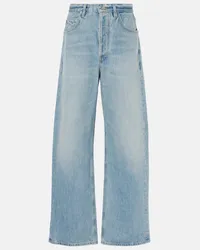 Citizens of humanity High-Rise Wide-Leg Jeans Gwendoline Scrunch Blau