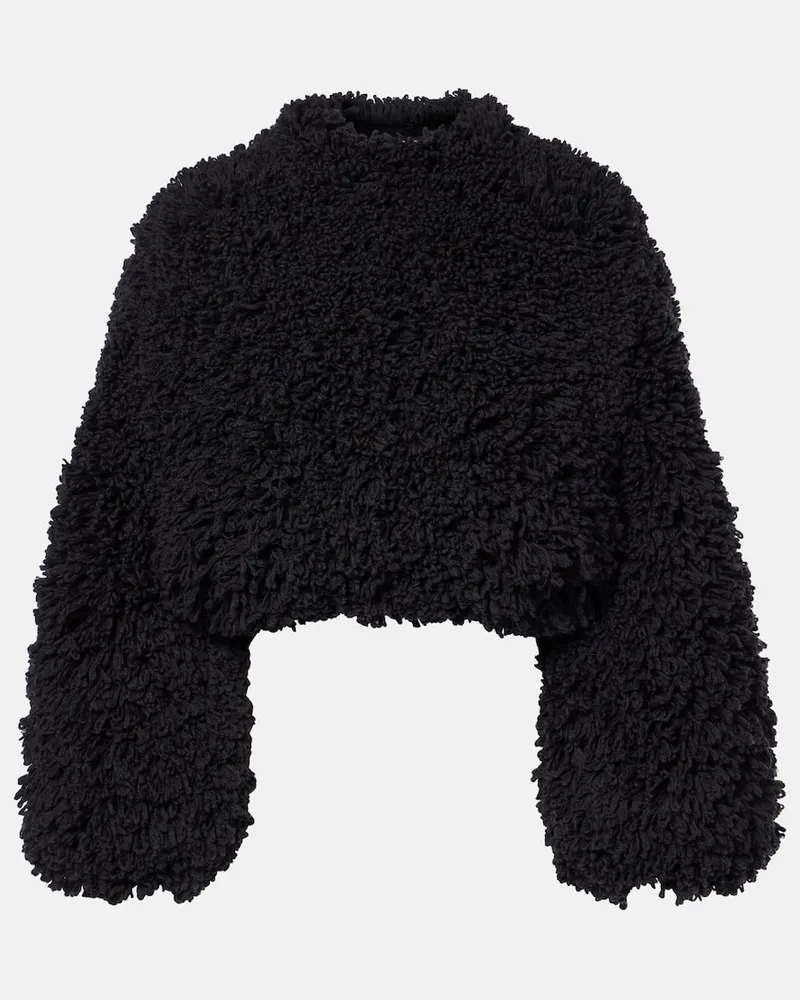 Alaïa Alaïa Jacke aus Faux Fur Schwarz