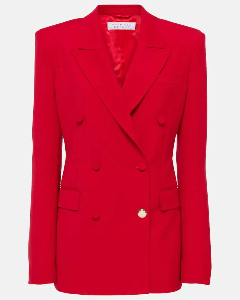 Gabriela Hearst Blazer Gavin aus Schurwolle Rot