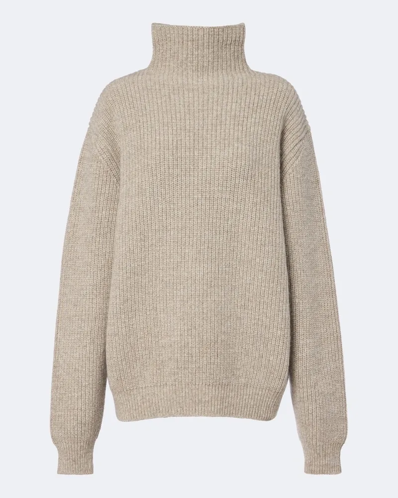 Christophe Lemaire Pullover aus Alpakawolle und Yakwolle Beige