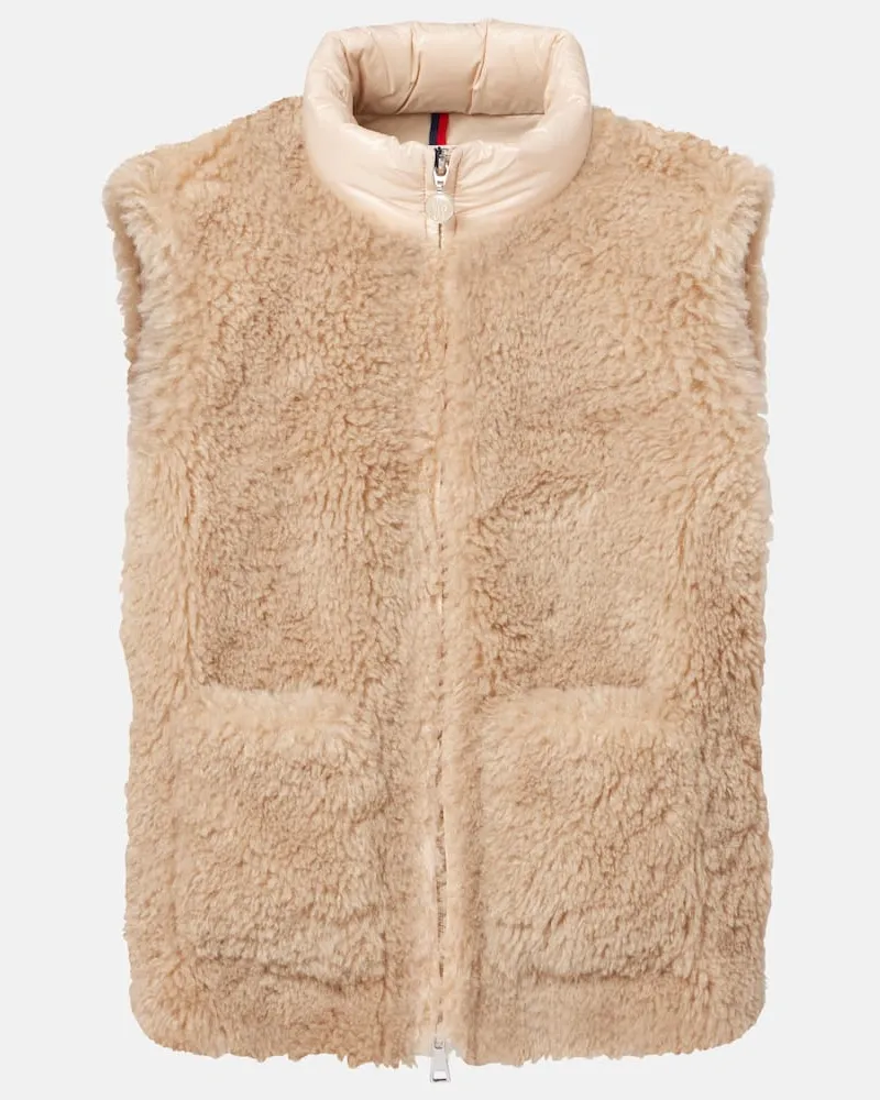 Moncler Daunenweste Bresse Beige