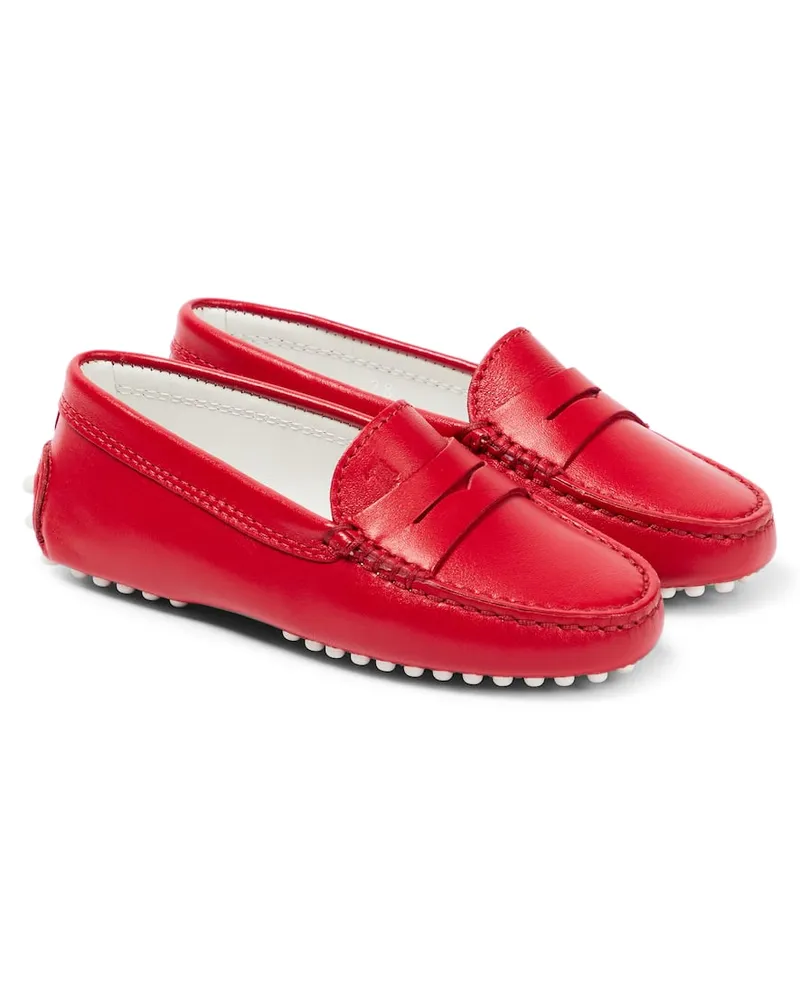 TOD'S Mokassins Gommino aus Leder Rot