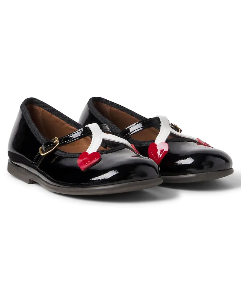 Pepe Jeans PèPè Ballerinas aus Lackleder Schwarz