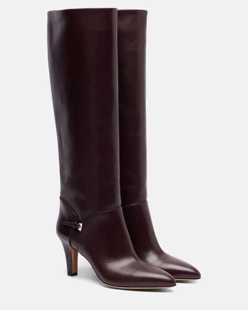 Paris Texas Stiefel Elsa 75 aus Leder Burgunderrot