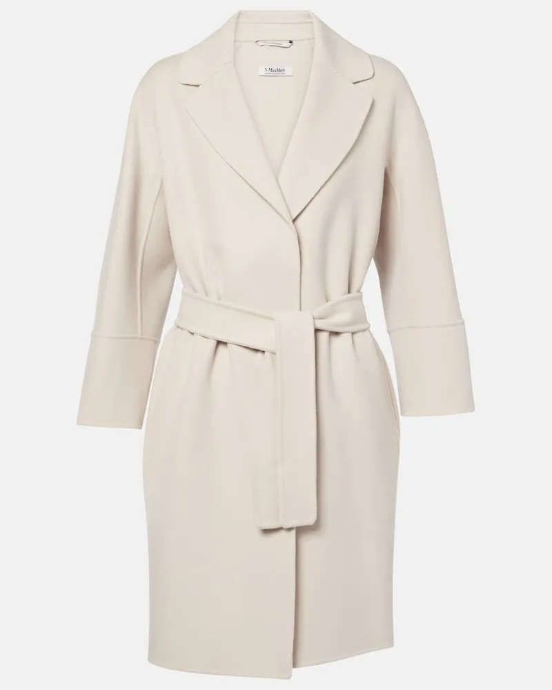 Max Mara Mantel Arona aus Wolle Beige