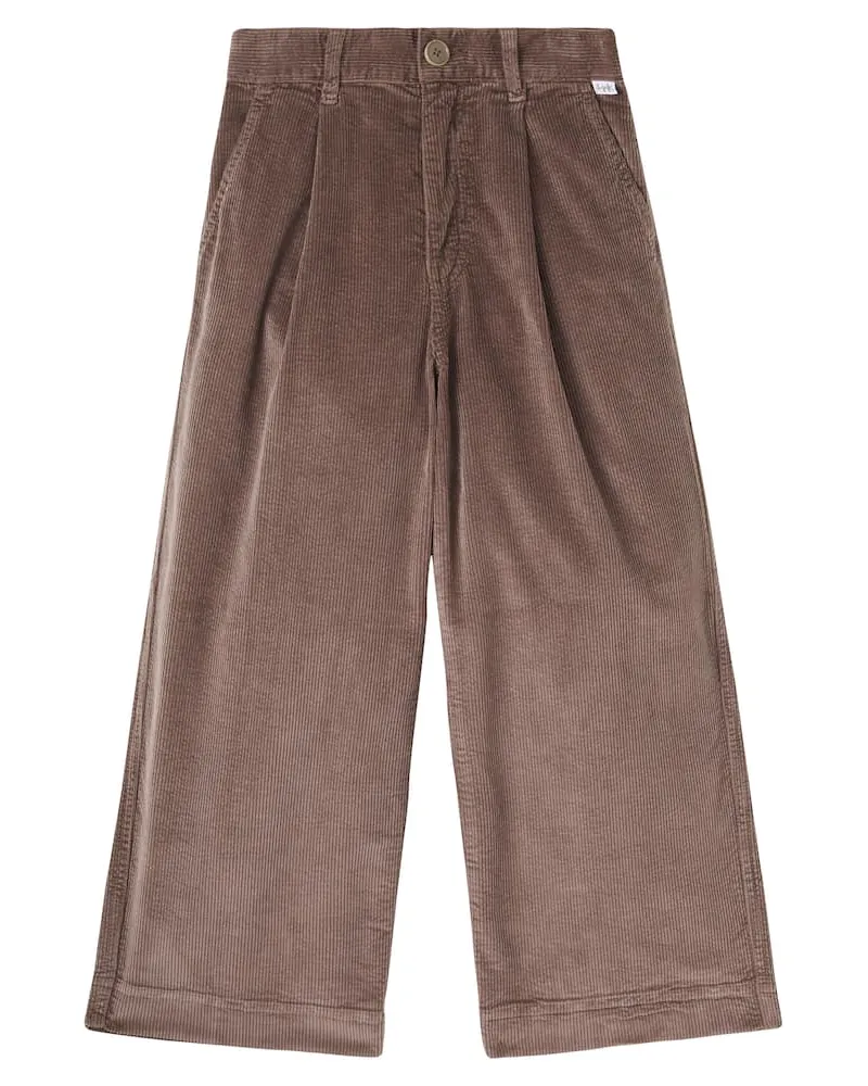 Il Gufo Hose aus Cord Braun