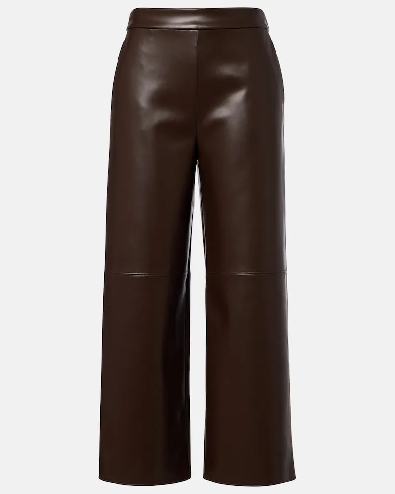 Max Mara Weite Hose Braun