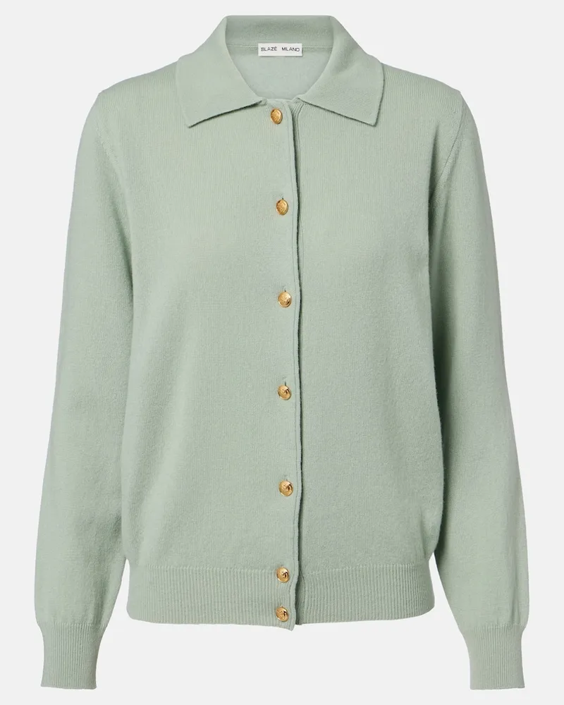 Blazé Milano Blazé Milano Cardigan Highland aus Wolle und Kaschmir Grün