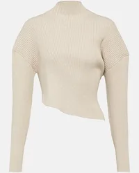 The Row Top Danana aus Baumwoll-Jersey Beige